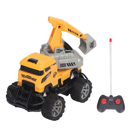 Rc Excavator Model 4 Channel Remote Control Plastic 143 Excavator