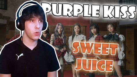 퍼플키스 PURPLE KISS Sweet Juice MV REACTION YouTube