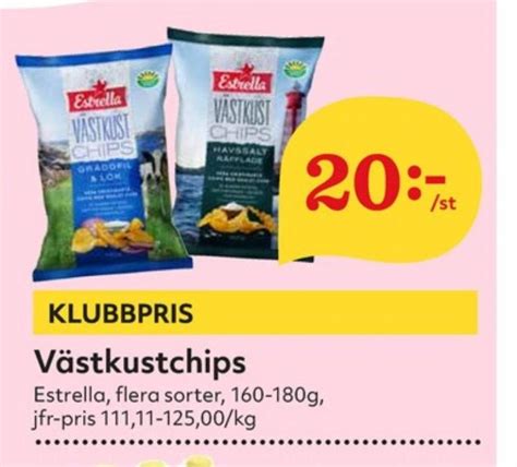 Estrella Chips Hemköp september 2023