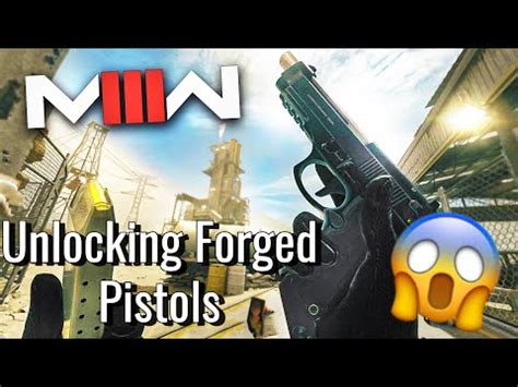 MW3 Unlocking Forged Pistols CAMO GRIND YouTube