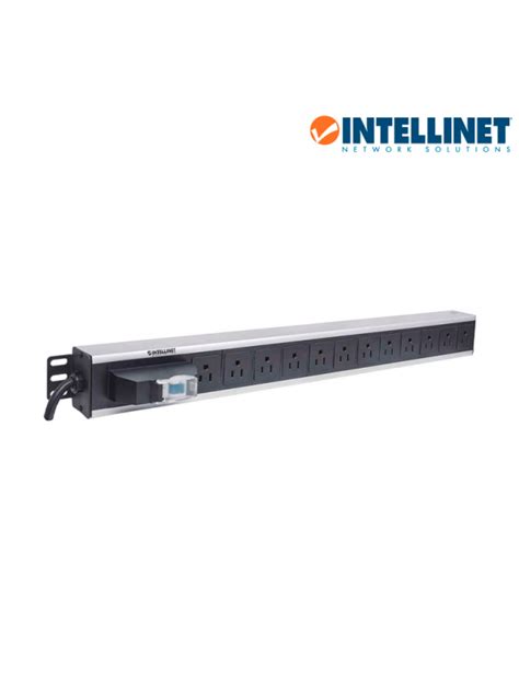 INTELLINET 713955 Barra PDU 12 Cont Gabinetes Y Racks Vertical