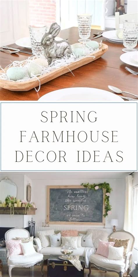 HOW TO ADD SPRING DECORATIONS TO YOUR FARMHOUSE