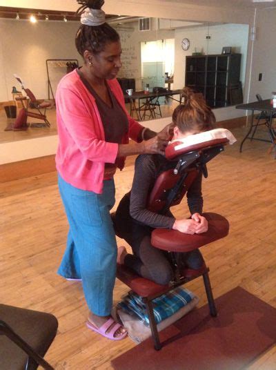 Chair Thai Yoga Massage At Our Toronto School