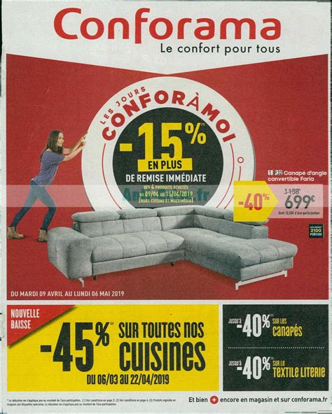 Anti Crise Fr Catalogue Conforama Du Avril Au Mai Conforama