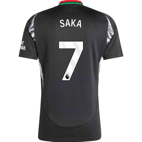 2024 25 Adidas Bukayo Saka Arsenal Away Jersey SoccerPro