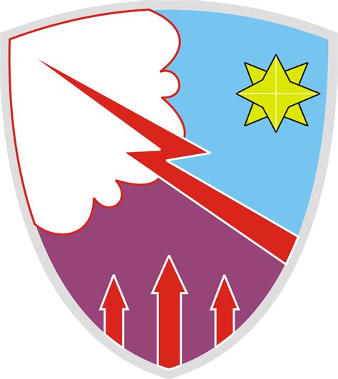 logo lanud manuhua biak pangkalan udara tni au pusat logo vektor