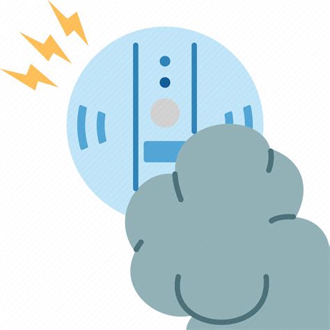Carbon Monoxide Detector Toxic Gas Icon Download On Iconfinder