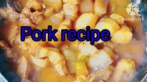 Pork Recipe Pork Fry Recipe YouTube