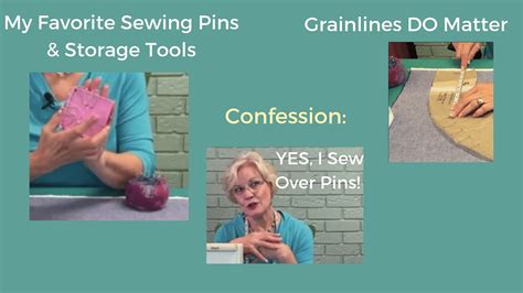 Pin Selection And Storage How To Pin Down Patterns And Yes You Can Sew Over Pins Youtube