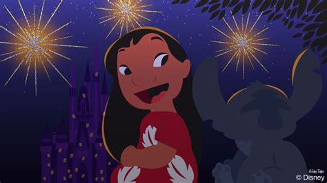 Disney Doodle: Lilo & Stitch Run To See ‘Happily Ever After’ | Disney Parks Blog