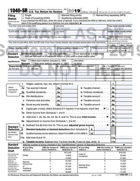 Irs 1040 Form Example - 1040 Ez Nr Form Example | 1040 Form Printable ...