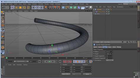 What Is Spline Wrap In Maxon Cinema 4D Class 25 Modelling Objects