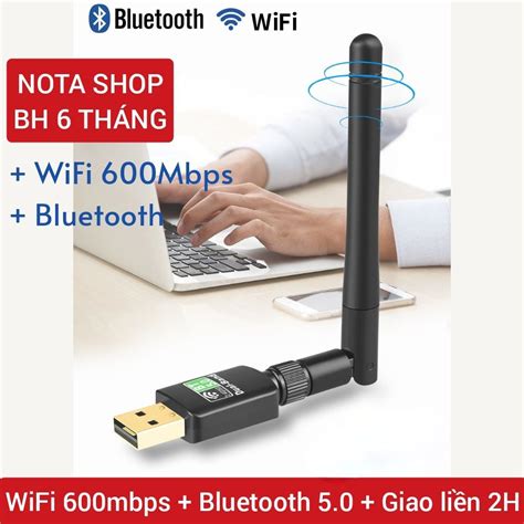 Review USB WiFi BLUETOOTH 600Mbps 5G đầu thu wifi cho pc laptop