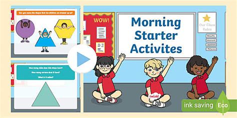 Eyfs Morning Starter Activities Powerpoint Lehrer Gemacht