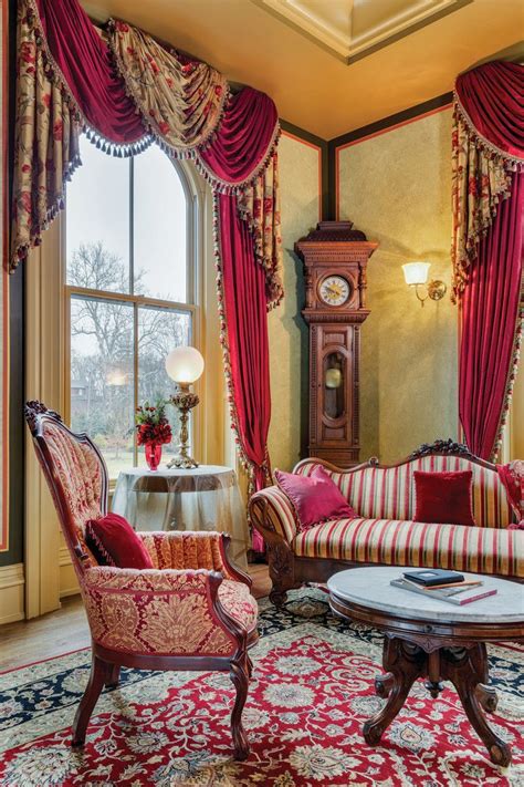 The Parlor Is Furnished With Renaissance Revival Antiques Victorian