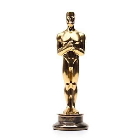 Magnificent Oscar Isolated On White Premium Ai Generated Image