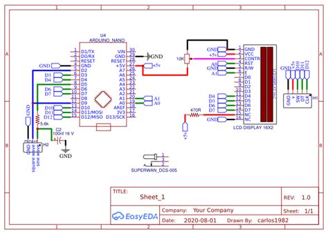 Sine Wave Generator ARDUINO EasyEDA Open Source Hardware Lab