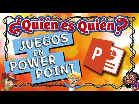 JUEGOS en POWER POINT Quién es quien YouTube