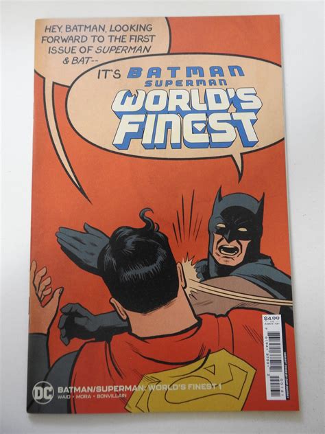 Batman Superman World’s Finest 1 Chip Zdarsky Batman Slap Variant Cover Comic Books Modern