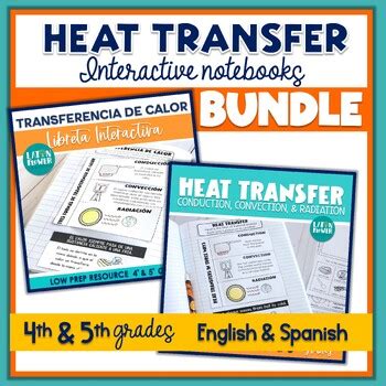 Heat Transfer Interactive Notebook English And Spanish Bundle Tpt