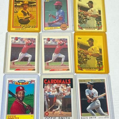 Lot Ozzie Smith Baseball Cards Estatesales Org