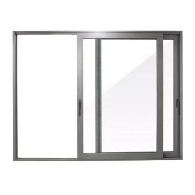 Custom Modern Design Double Glazing Thermal Break Profile Black