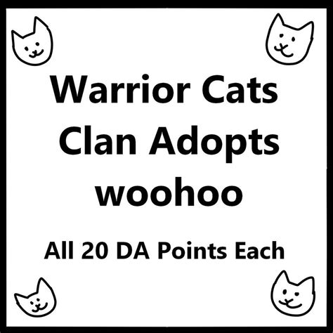 Warrior Cats Clan Adopts on Toyhouse by OtterSkittles on DeviantArt