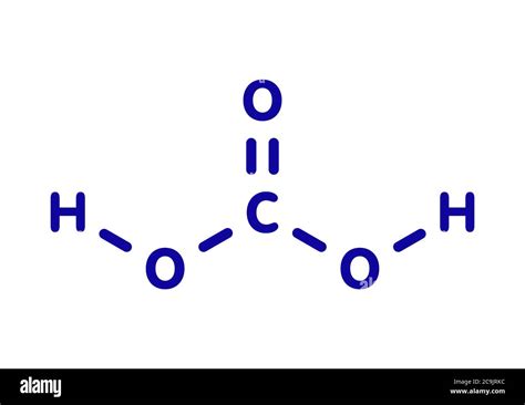 Carbonic Acid Molecule Formed When Carbon Dioxide Is Dissolved In