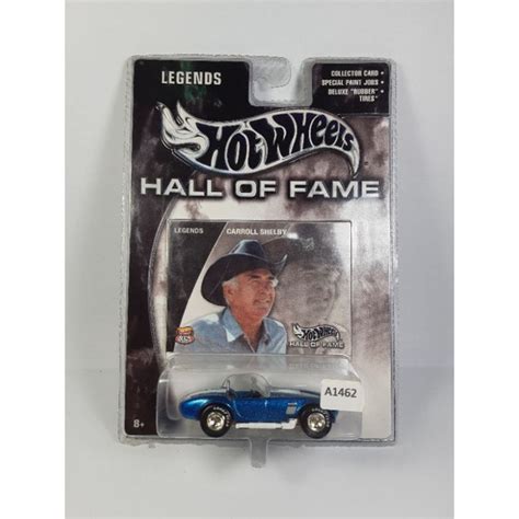 Hot Wheels Hall Of Fame Legend Carrol Shelby Cobra Rubber Tires Shopee Malaysia