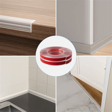 Snapklik Flexible Inside Outside Corner Trim Moulding Peel And