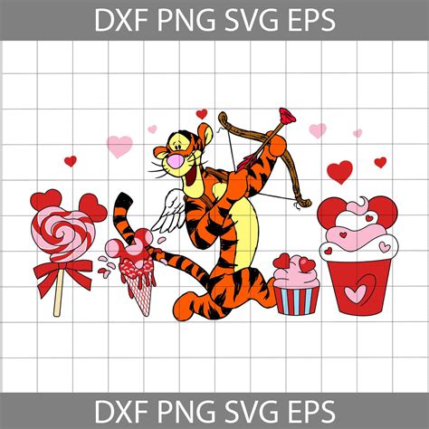 Bear Svg, Cartoon Svg, Valentine's Day Svg, Cricut File, Clipart, Svg ...