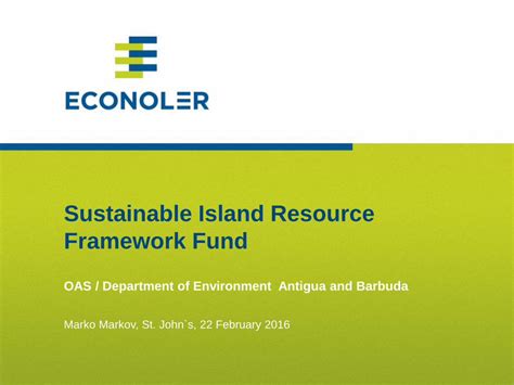 Pdf Sustainable Island Resource Framework Fund Oas Feasibility Pdf