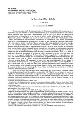 Northumbr A Y El Libro De Kells Pdf