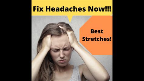 Headache And Migraine Relief Now {3 Easy Physiotherapy Exercises} Youtube