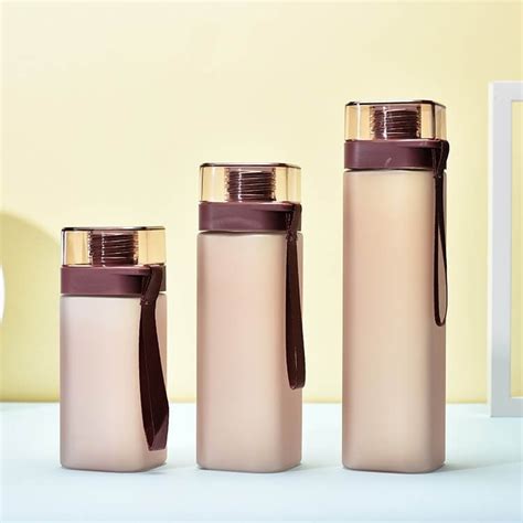 Square Shaped Drink Bottle Plastic Square Water Bottle