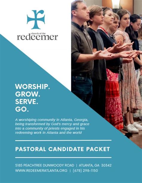 Pastoral Candidate Packet Church Of The Redeemer