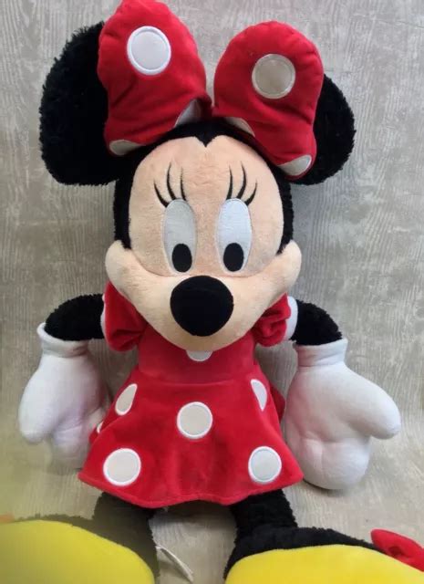 Large Minnie Mouse Soft Toy Official Disney From Disneyland Paris