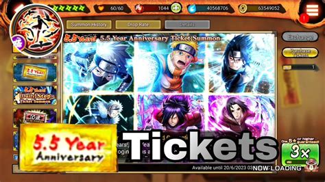 Nxb Nv Anniversary Ticket Summon Naruto X Boruto Ninja Voltage