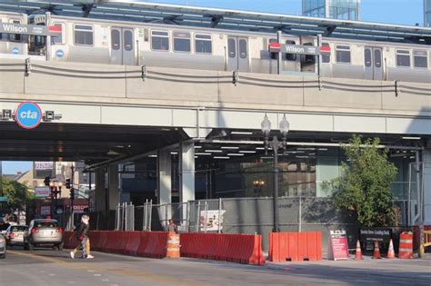 Wilson L Station Escalator Elevator Now Open Uptown Chicago