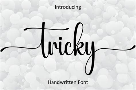 Tricky Font