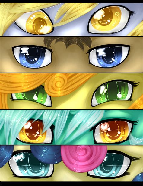 P Speedpaintmlp Eyes Group 7 By Tomocreations On Deviantart