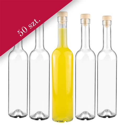 Butelki Futura 500ml Na Wino Nalewki Likiery Bimberek Zestaw 50