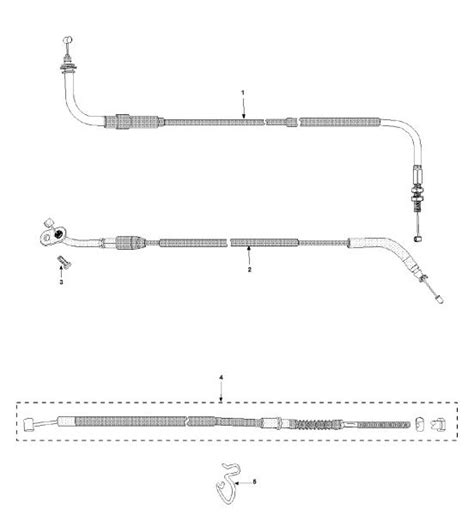 Peugeot Speedfight 3 AC 4 Stroke Brake Cables And Throttle Cable