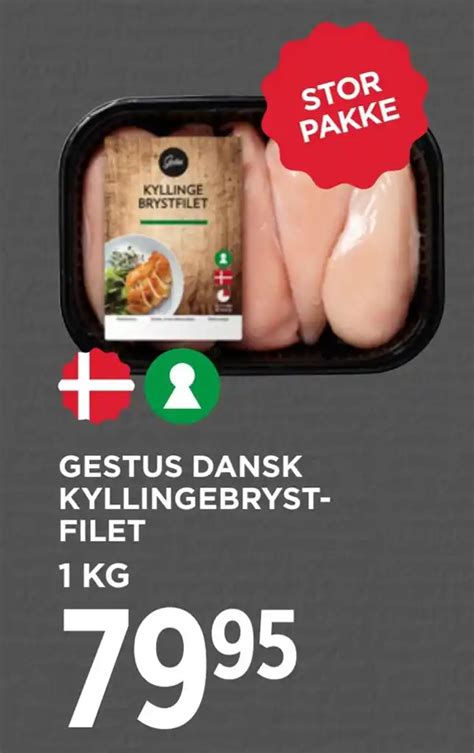 Gestus Dansk Kyllingebrystfilet Tilbud Hos Meny