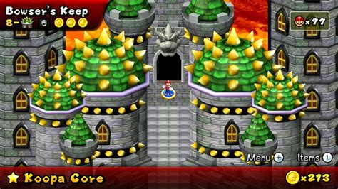 Super Mario Bros Wii Castle