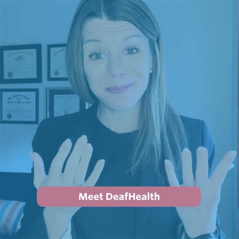 Meet Deafhealth Jessica Kennedy Deafhealth