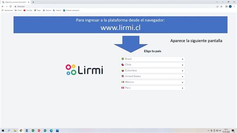 Instructivo Para Ingresar A Plataforma Lirmi Liceo Pablo Neruda