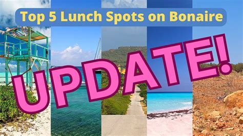 Top 5 Lunch Spots On Bonaire Youtube