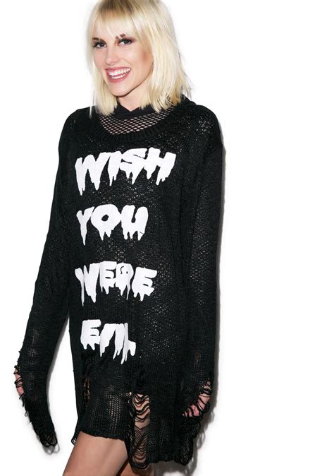 Killstar Wish Knit Sweater Dolls Kill