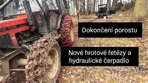 Těžba dřeva Zetor 7245 Stihl ms440 Agama aga 2 jpforest8882 YouTube